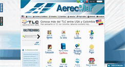 Desktop Screenshot of aereomarexpress.com